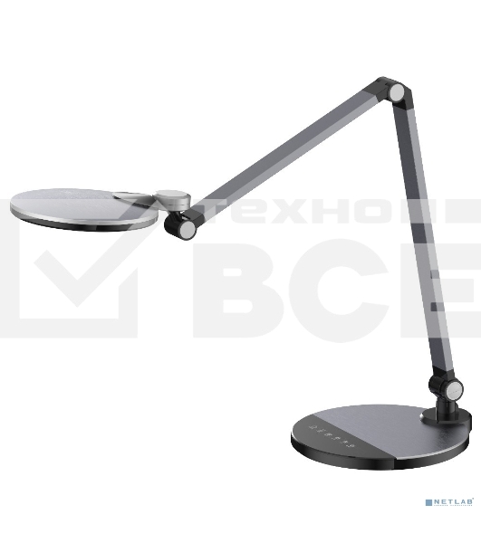 Светильник настольный Camelion KD-865 C48 черный металлик LED (10 Вт,230В,600 лм,сенс.рег.ярк и цвет.темп)