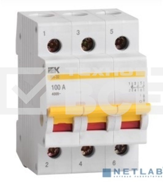 Выключатель нагрузки (мини-рубильник) Iek MNV10-3-040 ВН-32 3Р 40А ИЭК