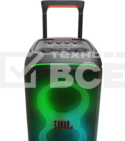 Портативная акустика JBL PartyBox Stage 320 (1.0 2 x 120 Вт, Bluetooth, AUX, USB, 6.3 мм jack, RGB подсветка, IPX4, JBLPBSTAGE320UK)