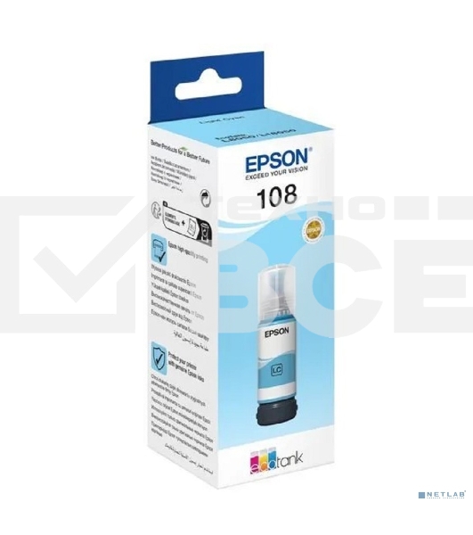 Контейнер с светло-голубыми чернилами EPSON C13T09C54A