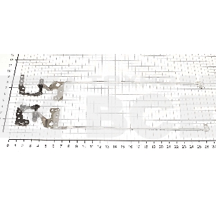 Петли для ноутбука Acer Aspire E1, E1-421, E1-431, E1-471, FBZQU004010, FBZQU007010, Acer