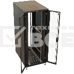 Шкаф коммутационный Hyperline (TTBR-4288-DD-RAL9004) напольный 42U 800x800мм пер.дв.перфор. задн.дв.перфор. 2 бок.пан. 1000кг черный 710мм 123.38кг 2055мм, фото3