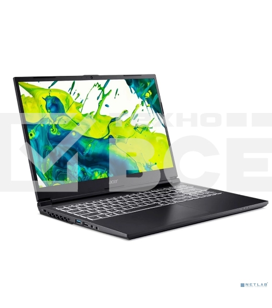Ноутбук ACER Aspire 7 A715-59G-51DK черный 15.6'(1920x1080 (матовый) IPS)/Intel Core i5 13420H(2.1Ghz)/16384Mb/512PCISSD Gb/noDVD/Ext:nVidia GeForce RTX 3050(6144Mb)/Cam/BT/WiFi/50WHr/war 1y/2kg/Iron/NoOS