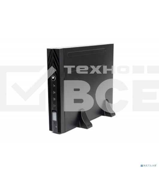 Источник бесперебойного питания SKAT-UPS 1000 RACK + 2x9Ah UPS 900 W, On-Line, sine, built-in rechargeable batteries 2 pcs x 9Ah