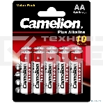 Батарейка Camelion Plus Alkaline BL10 LR6 (LR6-BP10, батарейка,1.5В) (10 шт. в уп-ке), фото 1