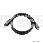 Кабель Filum Display port-HDMI 3 м., медь, черный, разъемы: Display port male- HDMI A male, пакет. FL-C-DPM-HM-3M (894193), фото 1