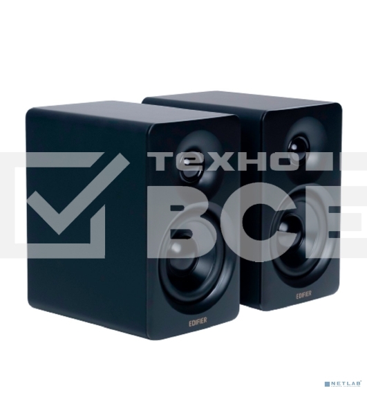 Акустическая система Edifier M60 Black {15 Вт x 2, + 18 Вт x 2, (66 Вт); 58 Гц - 40 кГц; Bluetooth V5.3, USB-C, AUX;  Сертификация Hi-Res Audio и Hi-Res Audio Wireless}