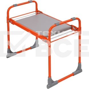 Скамейка садовая с мягким сиденьем НИКА СКМ (СКМ/О оранжевый)