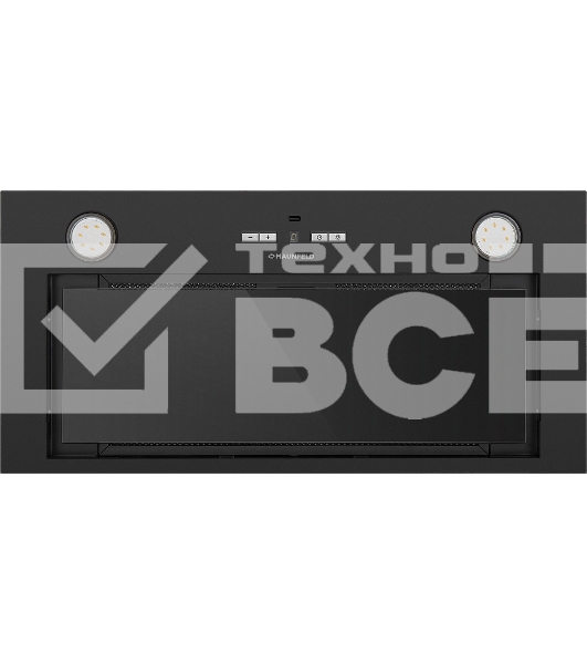 Кухонная вытяжка Maunfeld Fantasy 1000ST 60 черное стекло