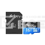 Флеш карта microSDHC 16GB Netac P500 <NT02P500STN-016G-R> (с SD адаптером) 80MB/s, фото8