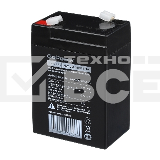 Аккумулятор свинцово-кислотный GoPower LA-645/security 6V 4.5Ah (1/20)