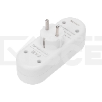 Двойник электрический линейный 16 А с заземлением + 2 USB-порта, 2,4 А, белый Rexant, фото4