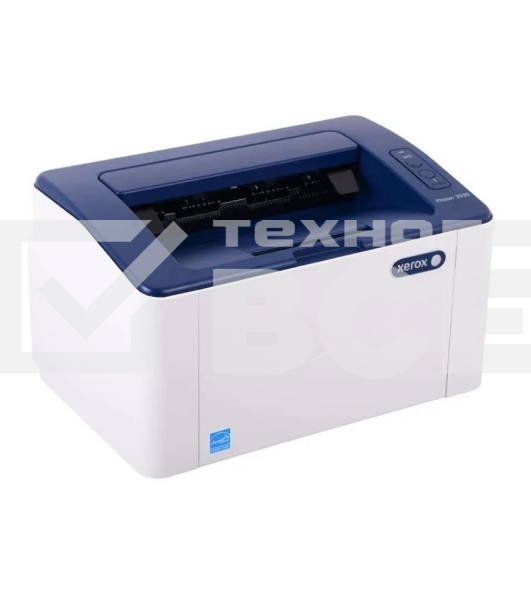Принтер лазерный Xerox Phaser 3020 (P3020BI#), A4, ч/б, печ. до 20 стр/мин., 1200 x 1200 dpi, USB, Wi-Fi