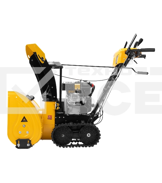 Бензиновая снегоуборочная машина SBM 610DT PRO, 212cc, гусеницы, эл.старт, блок. дифф.  Denzel
