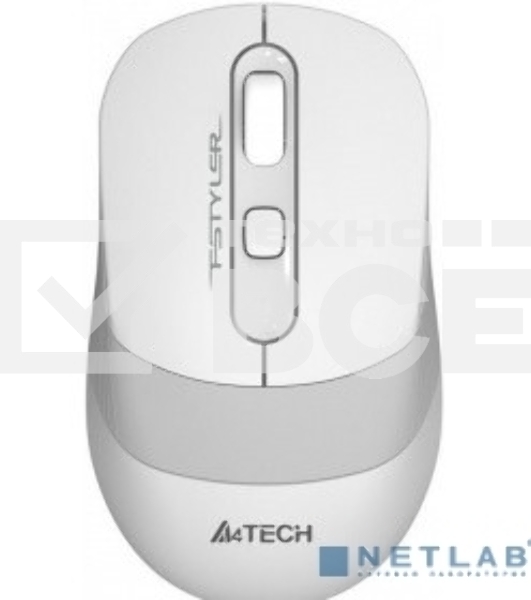 Клавиатура + мышь A4 Fstyler FG1010 клав:белый/серый мышь:белый/серый USB беспроводная Multimedia