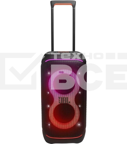 Портативная акустика JBL PartyBox Stage 320 (1.0 2 x 120 Вт, Bluetooth, AUX, USB, 6.3 мм jack, RGB подсветка, IPX4, JBLPBSTAGE320UK)