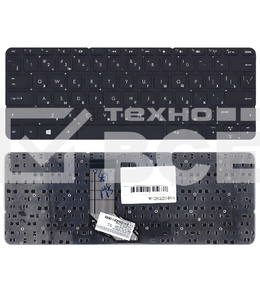 Клавиатура для ноутбука HP Envy x2 11-G черная