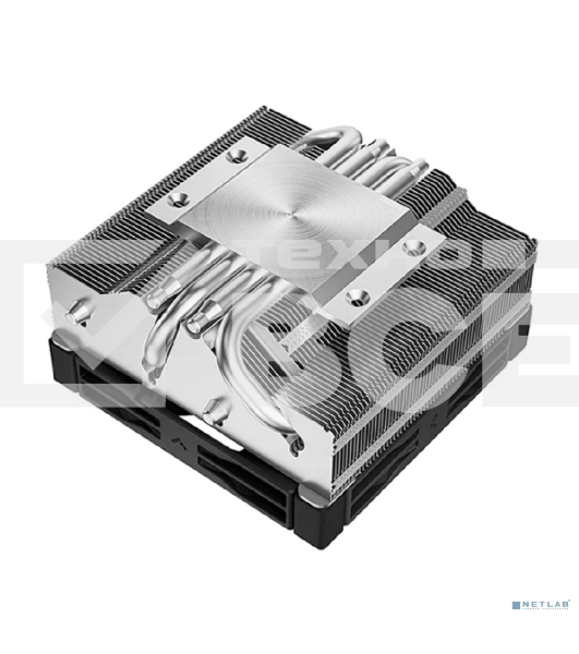 Кулер для процессора DEEPCOOL AN400 черный, 92 мм, алюминий/медь, 2950 об/мин, 23.2 дБ, 4 pin, 150 Вт, 52.5 мм