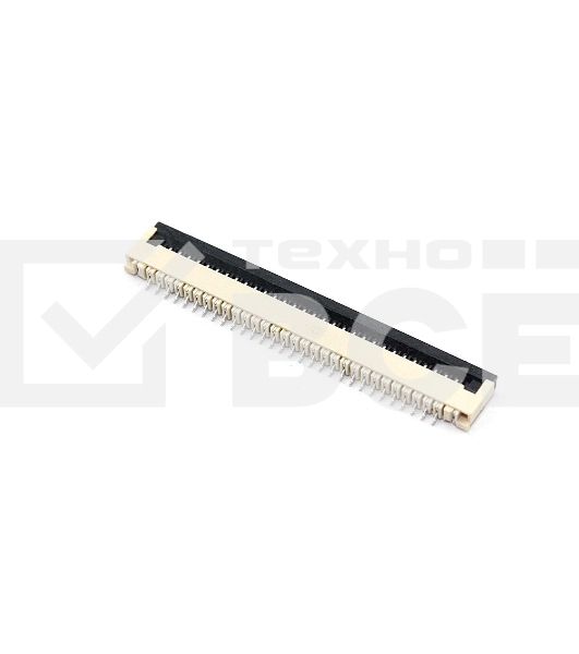 Разъем FPC Flip-Lock 1010-30RLGF 30 pin высота 1мм шаг 1мм
