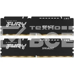 Оперативная память Kingston Fury Beast, DDR5, 32GB (2x16GB), 5200MHz, CL36, радиатор, чёрный, фото9