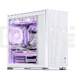 Корпус без блока питания Case JONSBO D41 MESH, Midi-Tower, TG, no fan, 1xUSB-A 3.2 + 1xUSB-C 3.2, ATX, mATX White, фото23