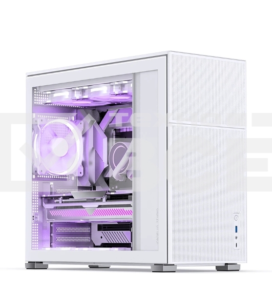 Корпус без блока питания Case JONSBO D41 MESH, Midi-Tower, TG, no fan, 1xUSB-A 3.2 + 1xUSB-C 3.2, ATX, mATX White