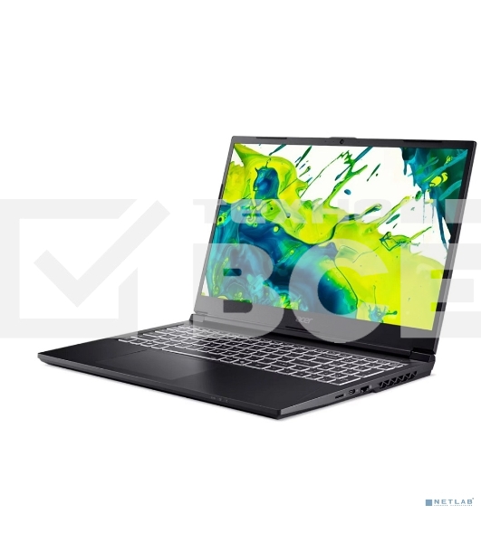 Ноутбук ACER Aspire 7 A715-59G-51DK черный 15.6'(1920x1080 (матовый) IPS)/Intel Core i5 13420H(2.1Ghz)/16384Mb/512PCISSD Gb/noDVD/Ext:nVidia GeForce RTX 3050(6144Mb)/Cam/BT/WiFi/50WHr/war 1y/2kg/Iron/NoOS