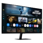 Монитор 32' Samsung Smart Monitor M7 S32FM703UI VA 3840x2160, 60 Гц, 4 мс, 16:9, 300 кд/м², 2xHDMI 2.0, USB-C (65 Вт PD), USB Hub (3x USB-A), динамики (2x10 Вт), HDR10+, Tizen OS, Wi-Fi 5, Bluetooth 5.2, пульт ДУ, белый, фото13