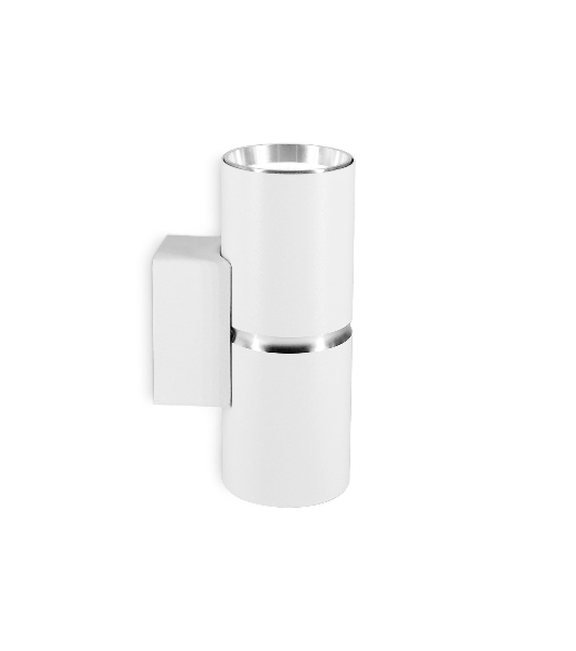 Настенный светильник FW2476/2 WH/CH белый/хром GU10/2 max 12W 145*55*80