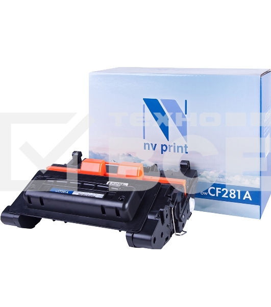 Картридж лазерный NVPrint совместимый HP CF281A для LJ Enterprise Flow MFP M630z/M604dn/n/M605dn/n/x/(10500k)