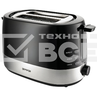 Тостер Gorenje T850BK 850Вт черный/серебристый