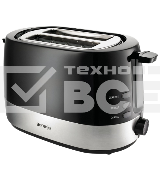 Тостер Gorenje T850BK 850Вт черный/серебристый