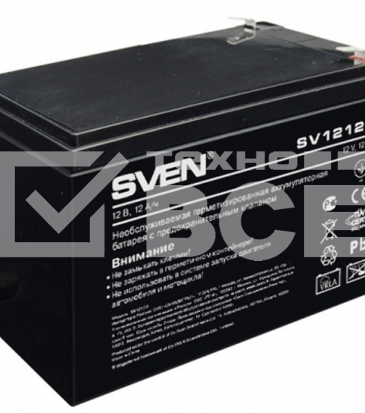 Батарея Sven SV12120 (12V 12Ah)