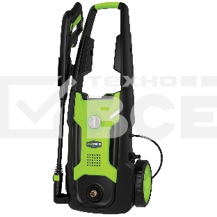 Мойка высокого давления GREENWORKS 5100407  2000Вт 220В 140Бар 420л/ч кабель 5м