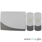 Звонок дверной беспроводной ЭРА C91-2, две кнопки (нов.упак) (10/60/480), фото 1