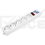 Сетевой фильтр Powercube SPG-B-15-WHITE 5м (5 розеток) белый (коробка), фото3