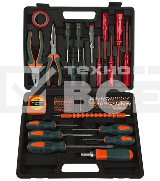 Набор инструментов Sturm 1310-01-TS7 72 ПРЕДМЕТА, ПЛАСТИКОВЫЙ КЕЙС. 1310-01-TS7