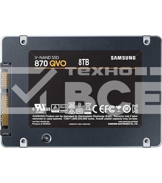 Накопитель SSD Samsung 870 QVO, 8TB, SATA III, 2.5
