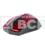 Мышь беспроводная Crown CMM-934W красный/черный, 1200 dpi, радиоканал, USB, кнопки - 4, фото2