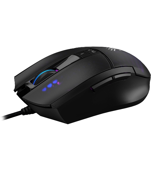 Мышь проводная A4Tech Bloody L65 Max черный/фиолетовый, 12000 dpi, USB, кнопки - 7