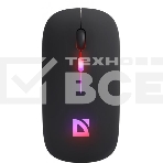 Мышь беспроводная Defender Touch MM-997 черный, 1600 dpi, радиоканал, Bluetooth, USB, кнопки - 4, фото2
