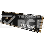 Накопитель SSD ADATA LEGEND 900, 2000Gb, PCIe 4.0 x4, 2280, NVMe, R/W 7000/5400, с радиатором, фото6