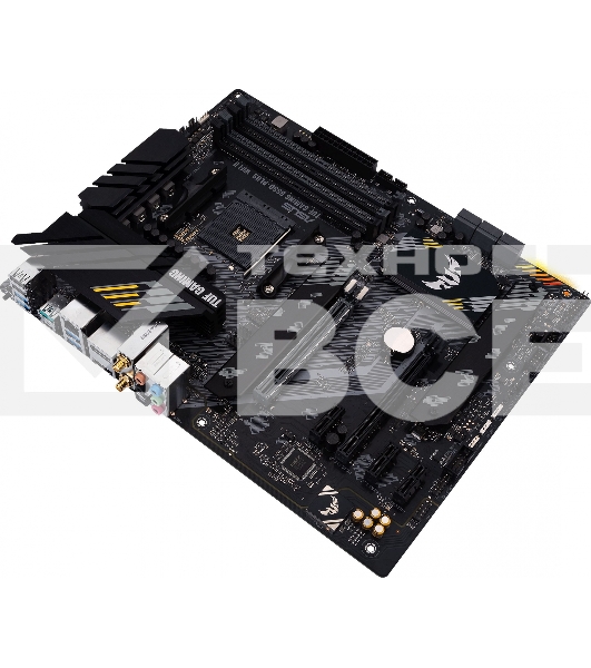 Материнская плата ASUS TUF GAMING B550-PLUS WIFI II, AM4, AMD B550, 4xDDR4, 6xSATA, 2xM.2, 1xPCI-E 3.0 x16, 1xPCI-E 4.0 x16, 3xPCI-E x1, 1xDP, 1xHDMI, 1x 2.5Gb LAN, 2xUSB-A 3.2 Gen 1, 1xUSB-A 3.2 Gen 2, 1xUSB-C 3.2 Gen 2, 3x3.5 мм, 7.1, ATX