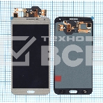 Дисплей для Samsung Galaxy E7 SM-E700 OLED золотой, фото2