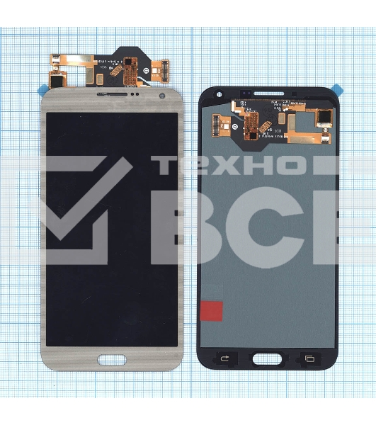 Дисплей для Samsung Galaxy E7 SM-E700 OLED золотой