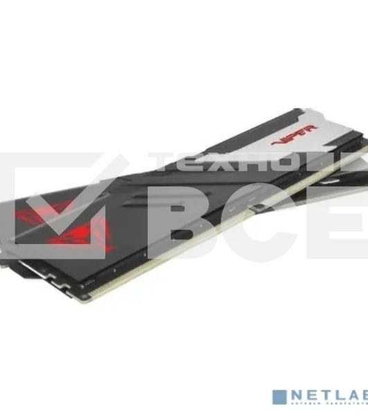 Оперативная память Patriot Viper Venom, DDR5, 64GB (2x32GB), 6400MHz, CL32, с радиатором, черный
