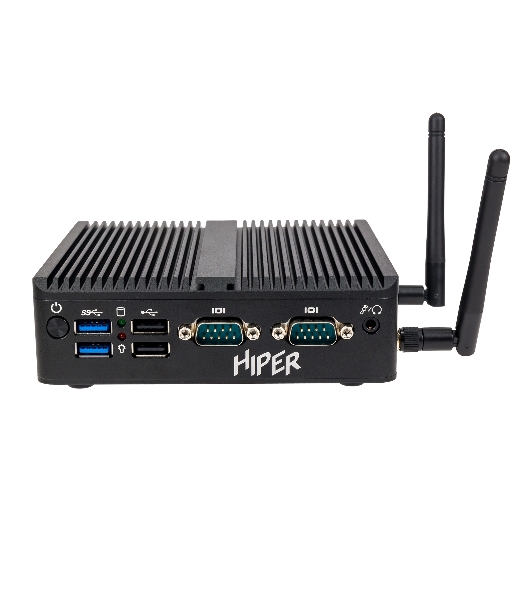 Неттоп HIPER BASIS BC119  Intel N-series N100(0.8Ghz)/8192Mb/256SSDGb/noDVD/BT/WiFi/war 1y/0.65kg/черный/Win11Pro + Безвентиляторный/БП 36Вт/металл/VESA Адаптер на 75х75, 100х100
