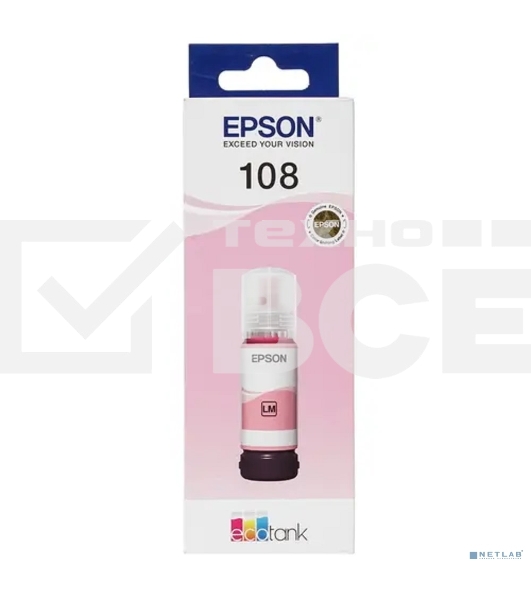 Контейнер с светло-пурпурными чернилами EPSON C13T09C64A