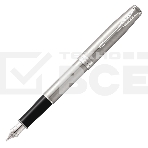 Ручка перьевая Parker Sonnet Core F526 (CW1931509) Stainless Steel CT F сталь нержавеющая, фото2