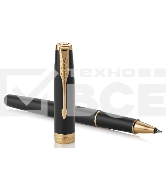 Ручка роллер Parker Sonnet Core T530 (CW1931496) LaqBlack GT F черн. черн. подар.кор.
